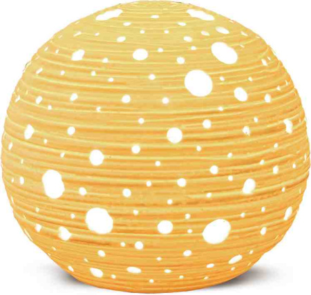 12-29 Светильник декоративный, настольный, "Галактика" маленький, керамический, Е14 25Вт, 220В. Apeyron