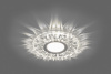 Светильник встраиваемый с белой LED подсветкой Feron CD911 потолочный MR16 G5.3 прозрачный