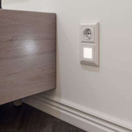 Встраиваемые механизмы Розетка СУ 1 мест. с зазем. и шторками 16А Белый IP20 Werkel