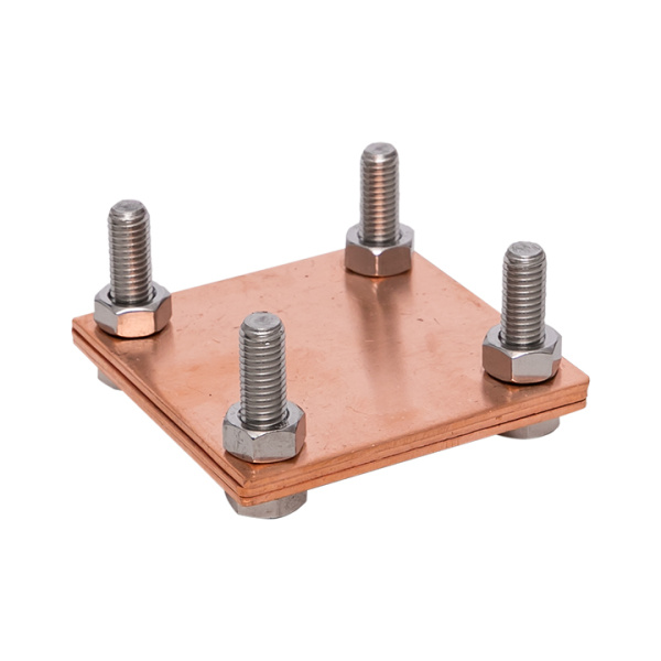 Зажим полоса 40 - полоса 40 (3 пластины 70x70мм) Cu PROxima EKF Зажим полоса 40 - полоса 40 (3 пластины 70x70мм) Cu PROxima EKF