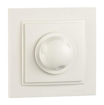 Despina Светорегулятор поворотный  СУ 1 клавишный 10А белый IP20 Mono