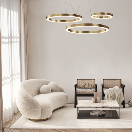 Подвесной светильник 1*LED 36Вт Латунь IP20 Saturno MOD415PL-L36BS4K Maytoni