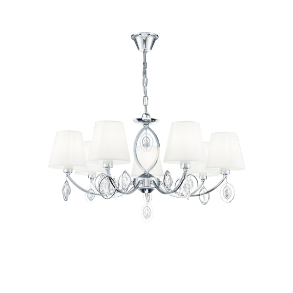 Люстра 7*E14 40Вт Хром IP20 Luciana FR2003PL-07CH Freya