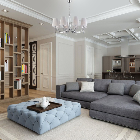 Подвесная люстра с абажурами 8*E14 40Вт хром IP20 Valery (60079/8 хром) Eurosvet