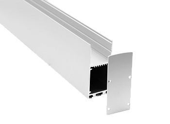 Donel Накладной/подвесной алюминиевый профиль,32,2х71,5х3000. Цвет: Анодированное серебро,серия:DN8HF