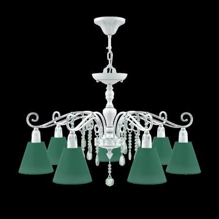 Люстра 7*E14 40Вт Матовый Белый IP20 Provence 3 E4-07-WM-LMP-O-29-CRL-E4-07-GR-DN Maytoni