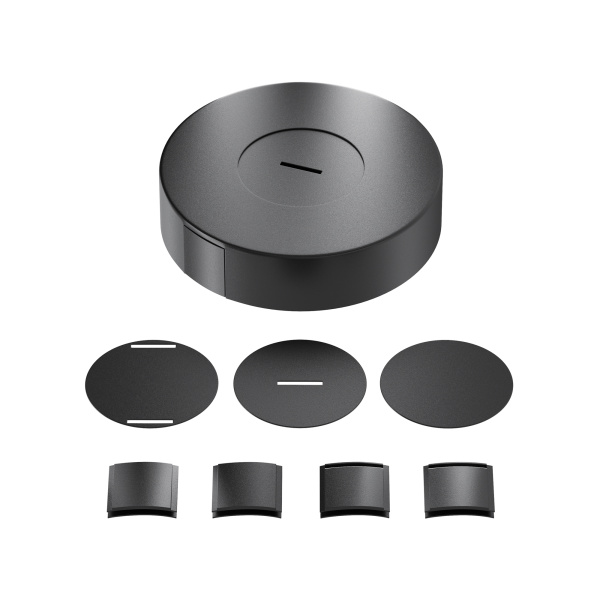 Потолочная чаша Parity накладная с коннектором питания черная комплект (TRA130SC-1B) Technical Maytoni