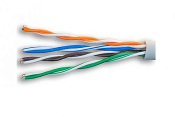 Кабель связи витая пара UTP 4 парых2х0,5 AWG24 саt. 5е алюм/медь (бухта 305м) SUPRLAN