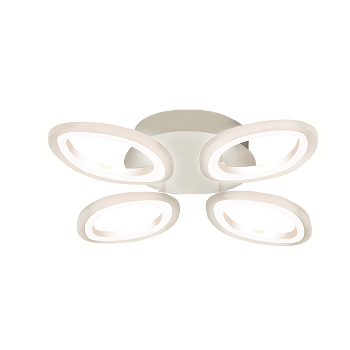 Люстра св/д диммируемая MONZA 40W(3000 Лм) 2700К/4200К/6400К белый Ritter 