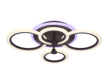 Потолочный светодиодный светильник с пультом FA526/4 CF кофе 81W 620*440*120 (ПДУ РАДИО 2.4) Ambrella Light