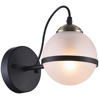 Бра Черный/Белый E27 1*60Вт 348-501-01 VELANTE