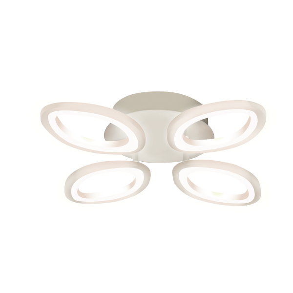 Люстра св/д диммируемая MONZA 40W(3000 Лм) 2700К/4200К/6400К белый Ritter 