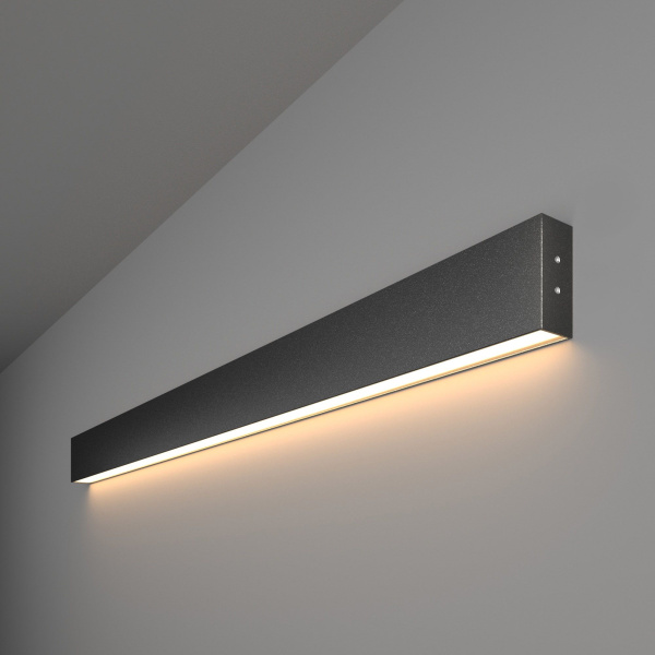 Линейный светодиодный накладной односторонний светильник 20Вт 3000К черный IP20 (a042929) Elektrostandard Pro