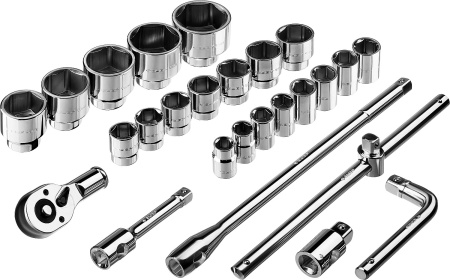 НКТ-26 набор инструмента для крупногабаритной техники 26 предм. Серия Профессионал. ЗУБР