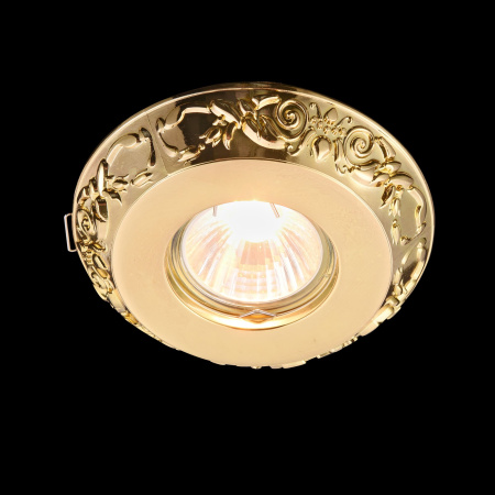 Встраиваемый светильник 1*GU10 50Вт Золото IP20 Metal Classic DL300-2-01-G Maytoni