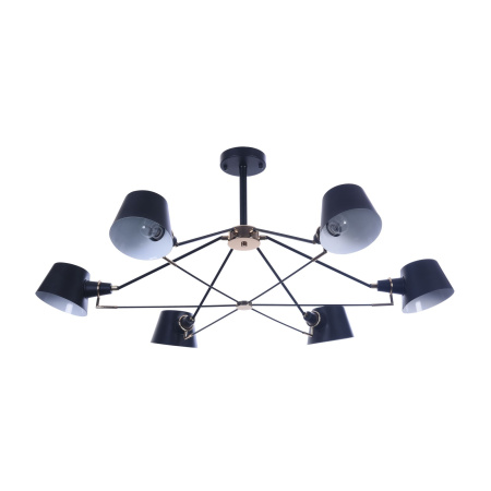 Люстра 6*E14 40Вт Черный IP20 Abigail FR5038-CL-06-B Freya