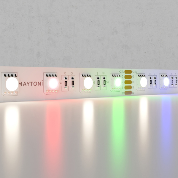 Лента светодиодная 24В 5050 19,2Вт/м 60LED/м RGBW 4000K 5м IP20 Technical Maytoni