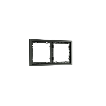 Рамка пластиковая Voltum S70 на 2 поста, (титан)