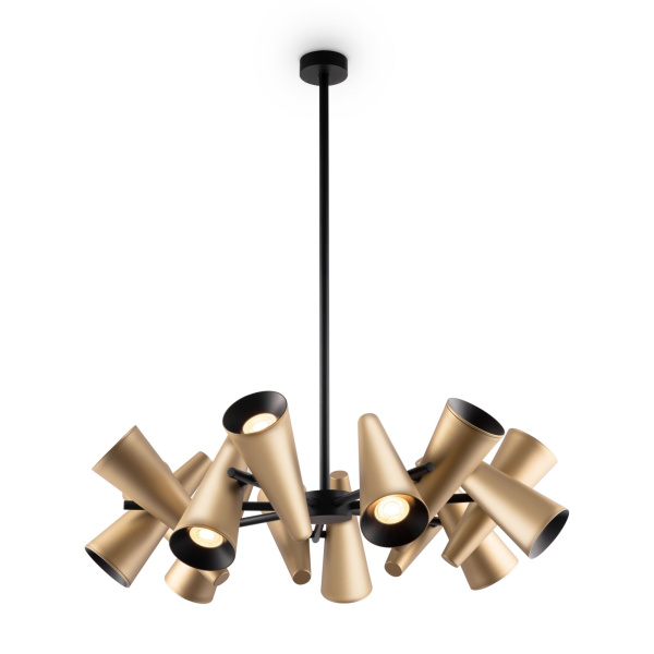 Подвесной светильник 14*GU10 50Вт Латунь IP20 Giro MOD095PL-14BS Maytoni