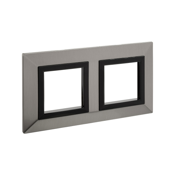 Рамка из металла, "Avanti", никелированная, 2 поста (4 мод.) DKC