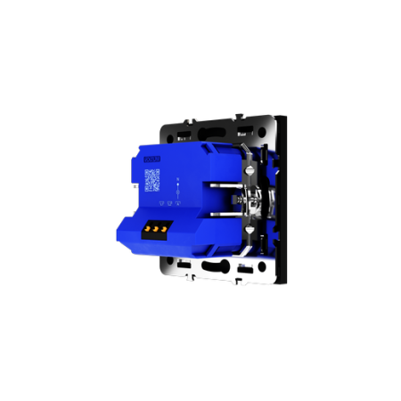 Светорегулятор встраиваемый Voltum S70 поворотно-нажимной 600 Вт, (черный матовый)