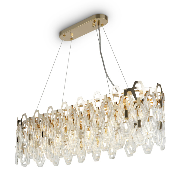 Подвесной светильник 10*E14 40Вт Золото IP20 Tissage MOD490PL-10G Maytoni