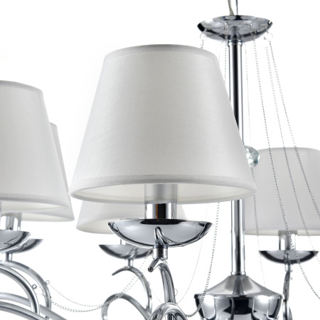 Люстра 8*E14 40Вт Хром IP20 Haley FR2909-PL-08-CH Freya