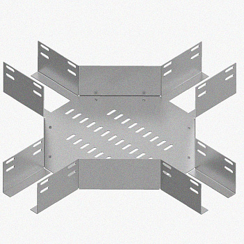 Лоток крестообразный перфорированный КМ 250х65 У3, окрашенный, S1,5