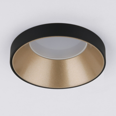 Встраиваемый точечный светильник GU10 золотой, черный IP20 (a053341) Elektrostandard