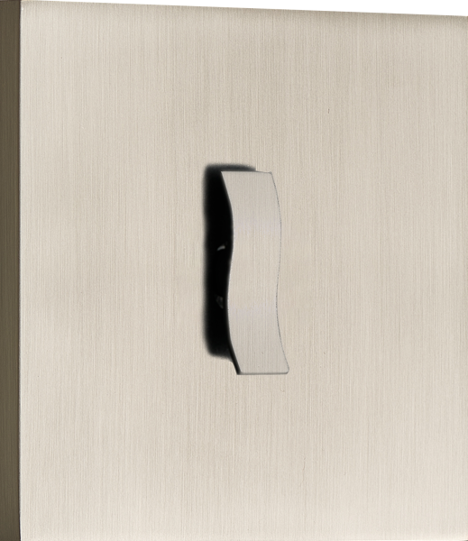 Donel N96 выключателя звонкового типа на 1 тумблер, клавиша Wave, 10AX 250V, Никель, серия DT