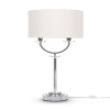 Настольный светильник 2*E14 40Вт Хром IP20 Tina FR5034TL-02CH Freya