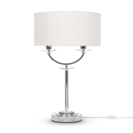 Настольный светильник 2*E14 40Вт Хром IP20 Tina FR5034TL-02CH Freya