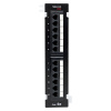 Патч-панель настенная TERACOM PRO Cat,5E неэкранированная UTP 12 портов RJ-45 Dual IDC EKF