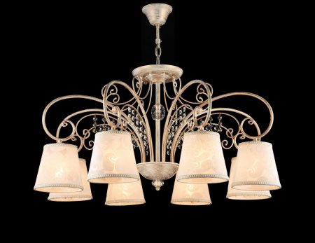 Потолочный светильник 8*E14 40Вт Белый с Золотом IP20 Lorette FR2406-PL-08-WG Freya