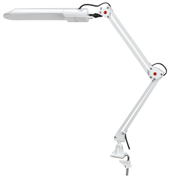LIGHTING Светильник светодиодный настольный 2015 8Вт на струбцине белый IEK