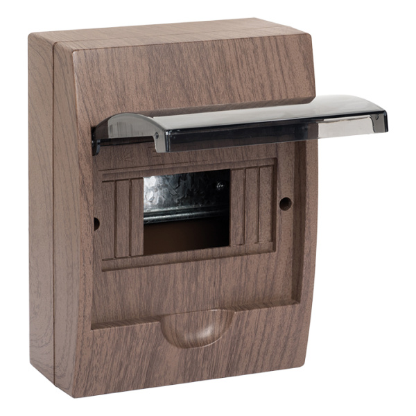 Щит распределительный навесной ЩРН-П- 6 темное дерево IP41 PROxima EKF Щит распределительный навесной ЩРН-П- 6 темное дерево IP41 PROxima EKF