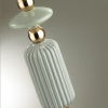 Подвес E14 1*40W 4861/1D CANDY золотой/раноцветн.керамика/стекло ODEON LIGHT