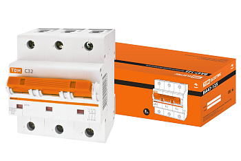 Выключатель автоматический ВА МОД ВА47-125 3П 32А 15кА С TDM
