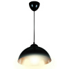 14-47(2513/1 BK) Светильник декоративный, подвесной, "Пэрсо", металлический, Е27 40Вт, 230В, черный с золотым, шнур черный, 450мм, крепление на крючок