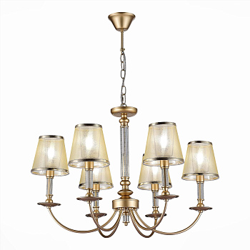 Люстра подвесная розовое золото/Розовое золото E14 6*60Вт SLE1115-203-06 EVOLUCE