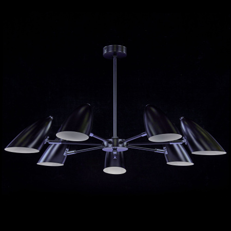 Люстра 7*E14 40Вт Черный IP20 Aida FR5852-CL-07-B Freya