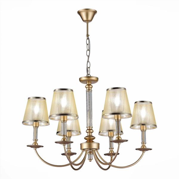 Люстра подвесная розовое золото/Розовое золото E14 6*60Вт SLE1115-203-06 EVOLUCE