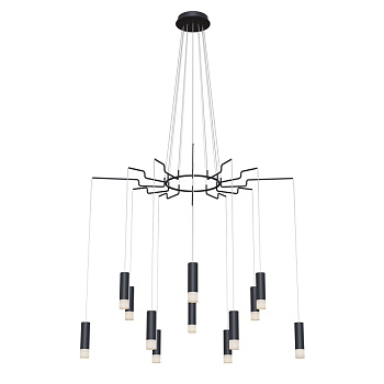 Подвесной светильник 12*G9 6Вт Черный IP20 Davida MOD035PL-12B Technical