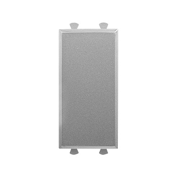 Заглушка модульная, "Avanti", "Закаленная сталь", 1 модуль DKC