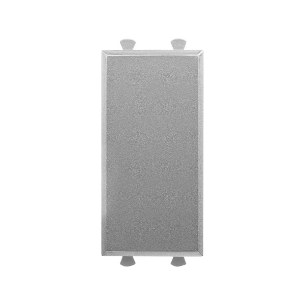 Заглушка модульная, "Avanti", "Закаленная сталь", 1 модуль DKC