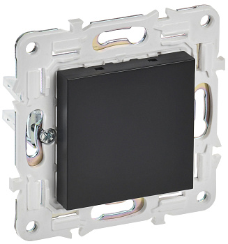 SKANDY Заглушка с суппортом SK-C01Bl черный IEK