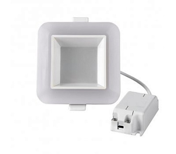 СНЯТ Светильник встр. св/д даунлайт 9W(700lm) 6500К, 85х85 IP40 General
