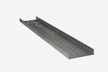 Лоток глухой ЛМГ 75х25х2000 УТ1,5, оцинкованный лист, S1,5