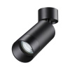 Св-к накл.IP20 GU10 9W 220V SLIM черный B NOVOTECH