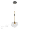 Подвес G9 1*40W STONO черный/золотой/прозрачный ODEON LIGHT